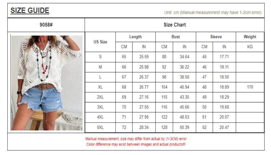 Spring and summer V-neck rhombus hollow bat sleeve women's sweater blouse knitted women's clothing