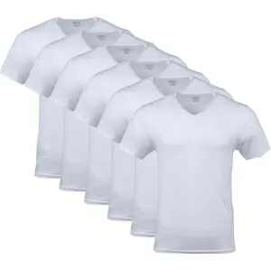 Men's V-Neck T-Shirts, Multipack, Style G1103 Fathersdaygift Cotton