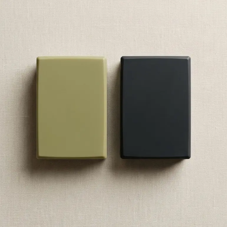 Dúo Jabones Naturales de Carbón y Sábila - kit Charcoal and Aloe Vera Natural Soap