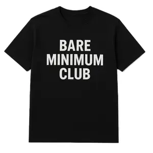 Bare Minimum Club T-Shirt             Tshirt Streetwear Shortsleeve