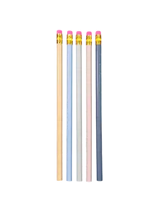 Custom Laser-Engraved Pastel Pencils – Personalized Hexagon Wood Pencils for Gifts, Events & Branding