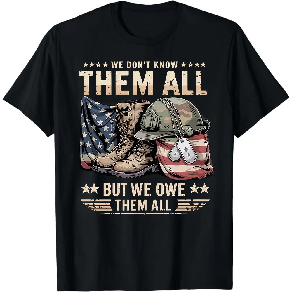 Military Tribute Shirt, Patriotic USA Tee, Memorial Day Veteran Gift