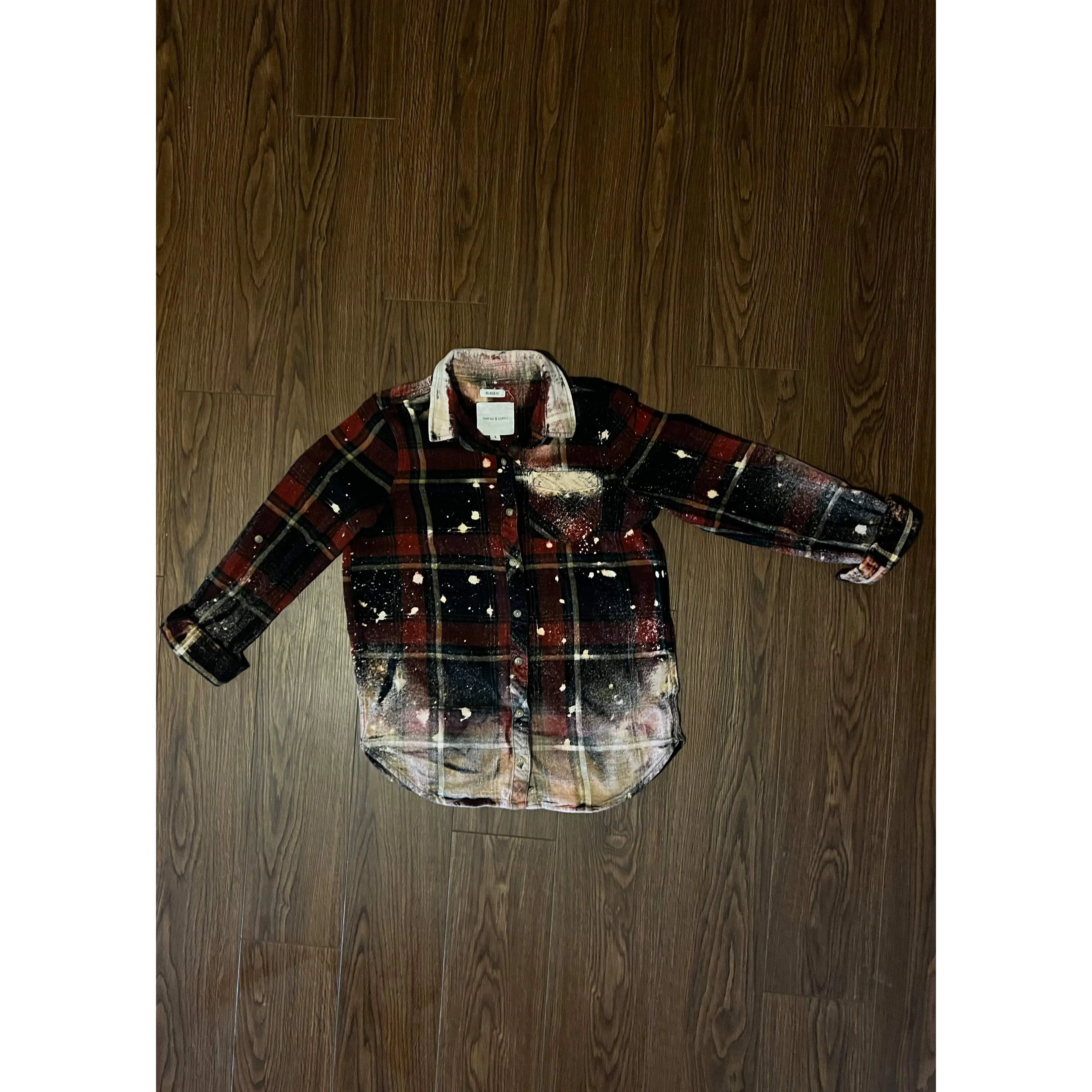 Grateful, Thankful, Blessed Bleached Flannel