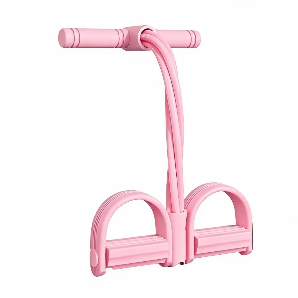Multi-functional Pedal Resistance Band Trainer - Portable Home Gym Full Body Equipment with Strength Bands for Core Ab Training, At-Home Ab Workout, Sit-Up Assist & Portable Trainer Use