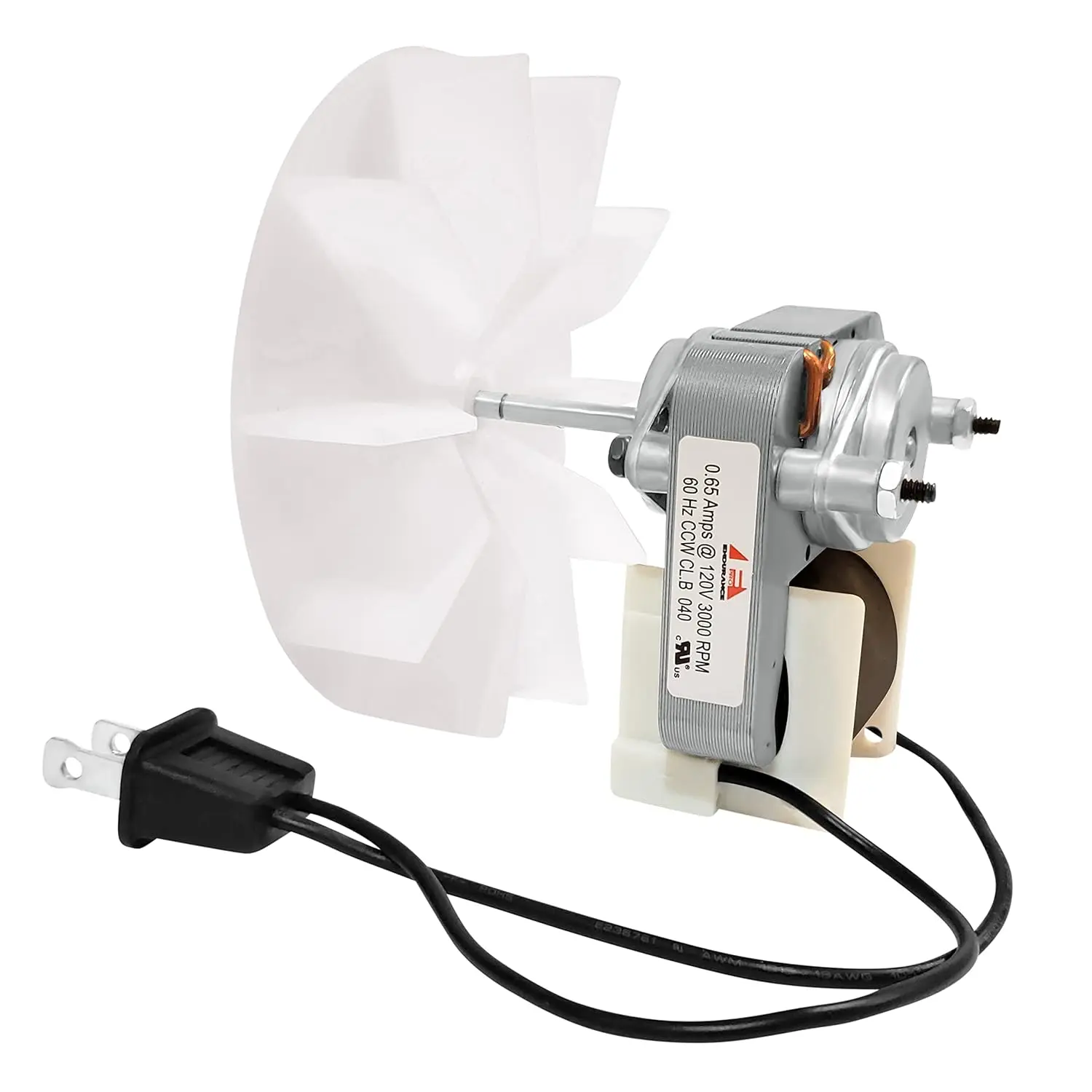 Bathroom Vent Replacement Fan Motor Kit - 50 CFM 120V AC Electric Motor - Nutone Broan Compatible - Durable SM550 Replacement - Easy Install - Replaces C01575,65100,EM550,EM750 - Bronze Pressure Vacuum Breaker with Shutoff, Universal Mount, 120 V, Nutone