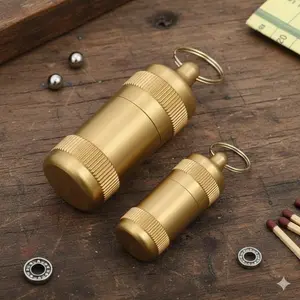 Mini Portable Storage Bottle with Dedicated Spoon | Discreet Personal Item Organizer | Secure & Convenient Travel, Home & Daily Essential | Compact Multifunctional Storage Solution