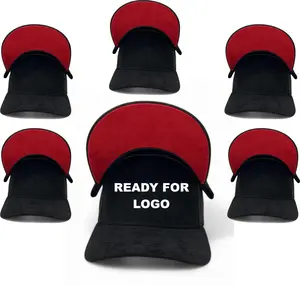 Blank SUEDE Custom Ready for LOGO/ Listo para LOGO Snapback Hat/Gorra Snapback Gamuza - Hats Black Cap