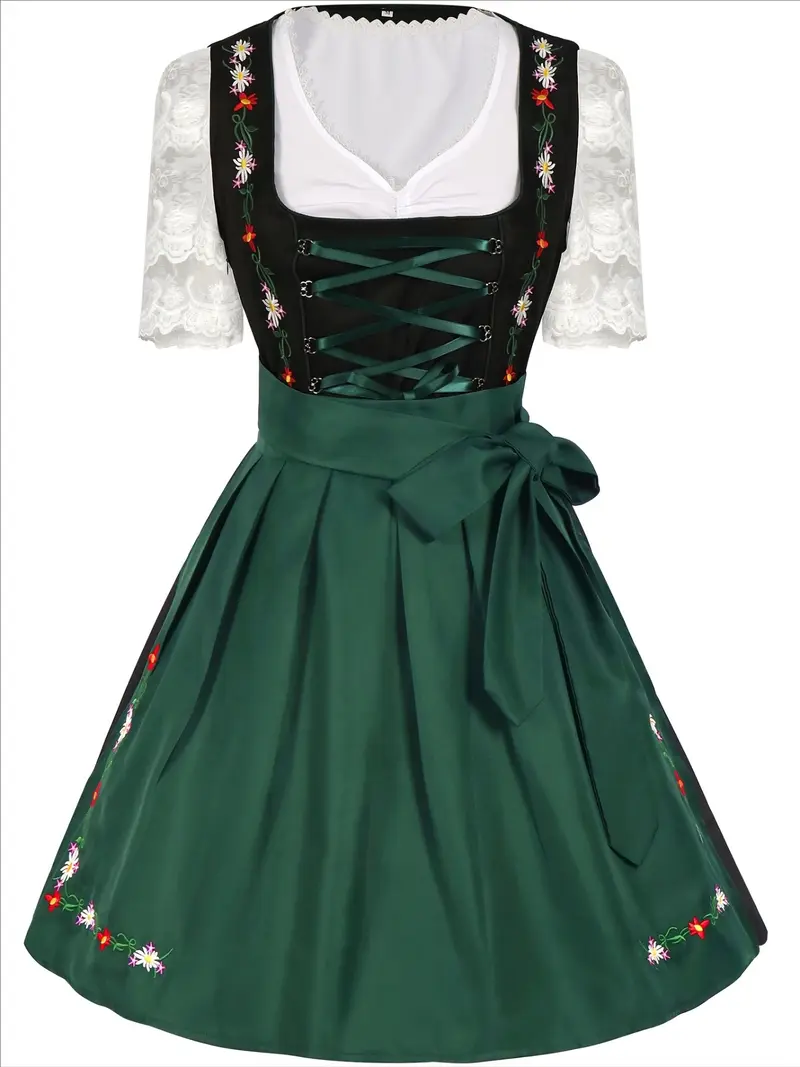 german beer festival dress oktoberfest-bavarian-maid-dress-traditional-german-beer-festival-costume -for-women-2394152.jpg?v=1752286607 main image 0