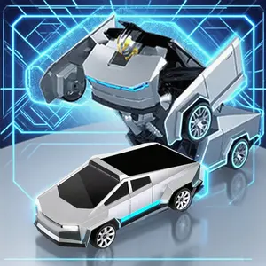 Cybertruck-Inspired Transforming Toy Car – Turns into Robot, Ideal Gift for Boys & Girls 6+