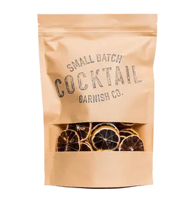 Dehydrated Lemon Slices (50ct) | Dried Citrus Garnish for Cocktails