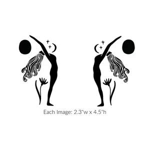 The Sisterhood Collection "Olive" Silkscreen Reusable Adhesive Stencil