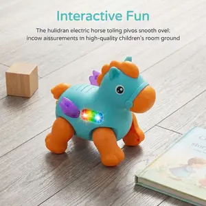 Electric Walking Cartoon Pet Toy, Music & Sound, Moving Animal Toy for Toddlers
