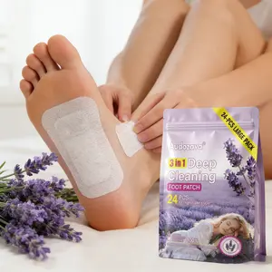 24Pcs 3-in-1 Natural Herbal Foot Pads Infused with Rich Multi-Ingredient Blend – Designed for Overnight Deep Cleansing, Daily Stress Relief, Full-Body Relaxation and Improved Restful Sleep Support