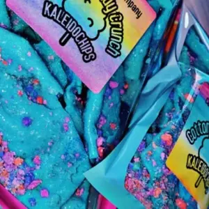 KaleidoChips-Blue Raspberry with Cotton Candy Crunch KaleidoChips-Blue Raspberry with Cotton Candy Crunch
