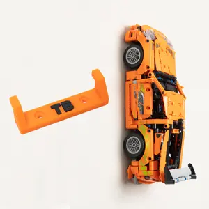 Vertical Wall Mount for Brick Built Car Set (42204) - Easy to Install