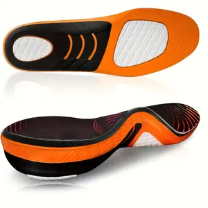 300lb+High Arch Support Insoles, Comfort Inserts For Flat Feet, Provide Support And Shock Absorption For The Arch Of The Foot, Suitable For Various Shoe Types,  Breathe Insoles For Men And Women, Running Accessories Footwear Design Dry