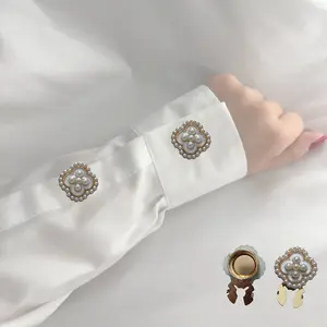 Button Covers: shirt buttons, rhinestone button sets, cufflinks, turtle clasp sets broche anti transparencia