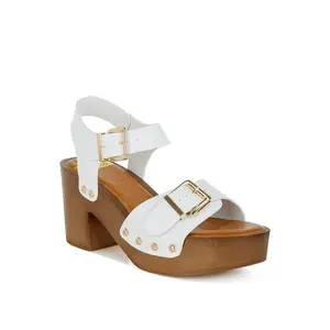 Genuine Leather Clog Sandals