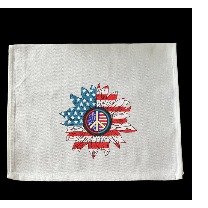 Embroidered American Sunflower