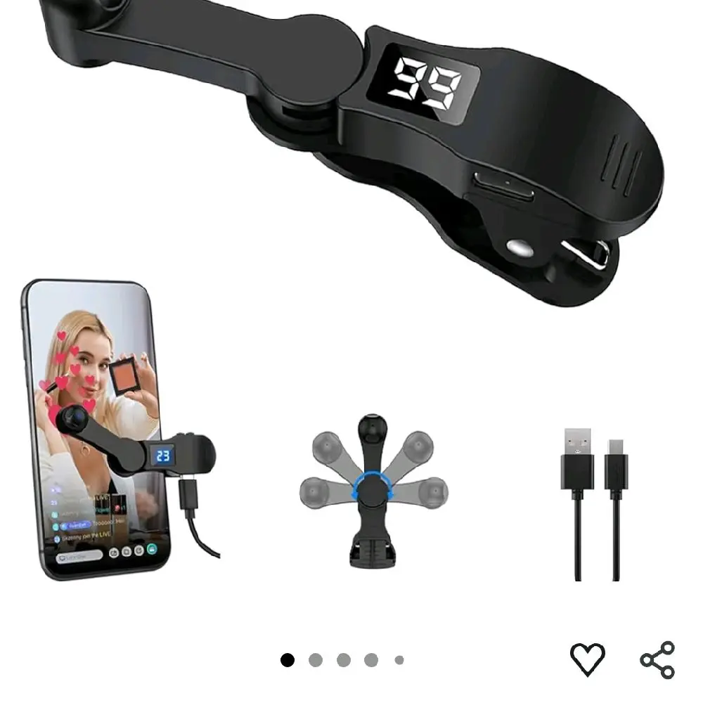Phone Selfie Auto Clicker for Smart Devices, Continuous Clicking for TikTok Live Broadcast Likes