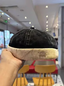 Unisex Casual Solid Color Beanie Hat, Vintage Retro Street Style Beanie Hat for Men & Women, Fashion Accessories for Daily Wear Cap