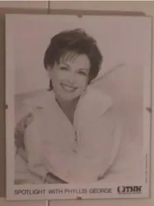 Spotlight with Phyllis George 8 x 10 Photograph and Frame
