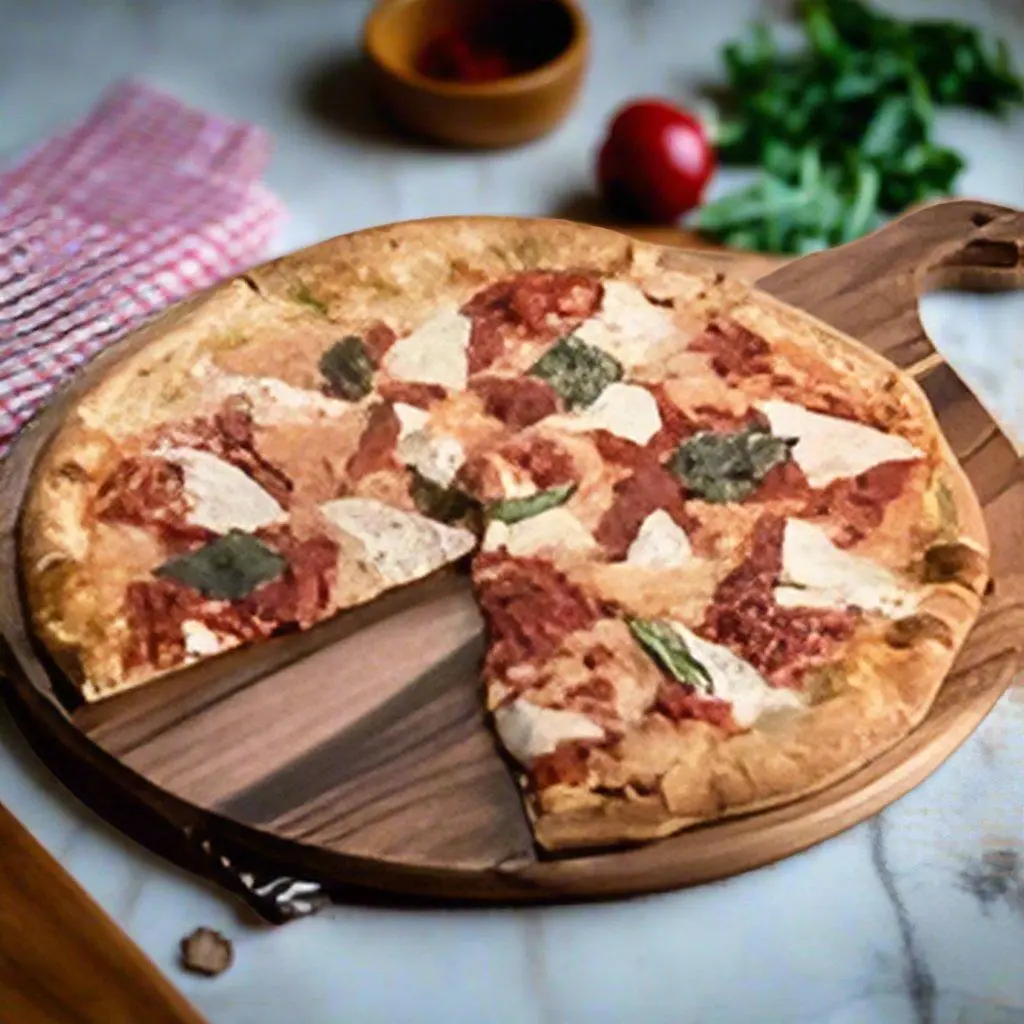 Classic Wooden Round Chopping Board - Kitchen Cheese & Charcuterie Board