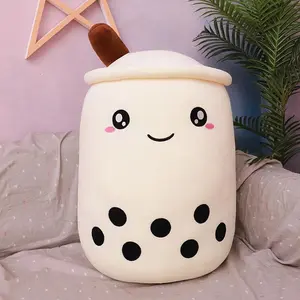 72cm Large Size Milk Tea Pillow Soft Stuffed Plush Toys Boba Tea Plushie Toy For Kids Toys Birthday Gifts