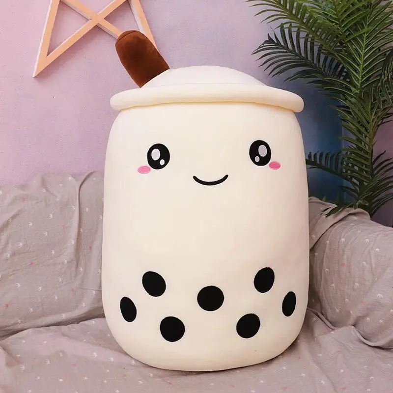 72cm Large Size Milk Tea Pillow Soft Stuffed Plush Toys Boba Tea Plushie Toy For Kids Toys Birthday Gifts