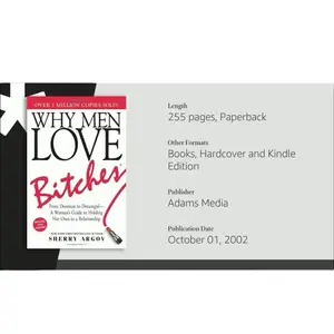 Adams Media Why Men Love Bitches by Sherry Argov 255 Pages Paperback Guide for Empath in Relationships