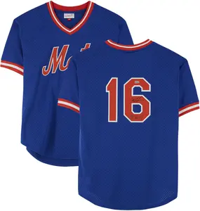 Dwight Gooden New York Mets Autographed Blue Mitchell & Ness Replica Jersey with "1985 NL Cy Young" Inscription - Fanatics Authentic Certified