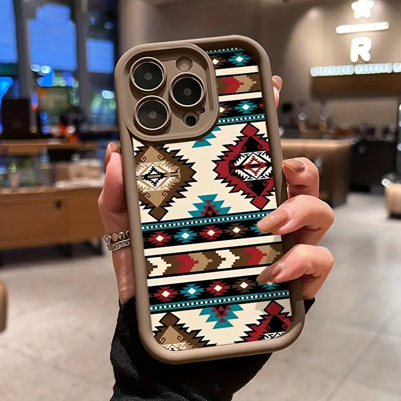 Shockproof Silicone TPU Smartphone Case - Durable Straight-Edge Shock-Absorbing Casing with Drop Protection for iPhone 17 Pro Max,16,16e,15,14 Plus,13,12 Mini,11,Air,X,XS,XR - 2D Printing Mobile Accessory