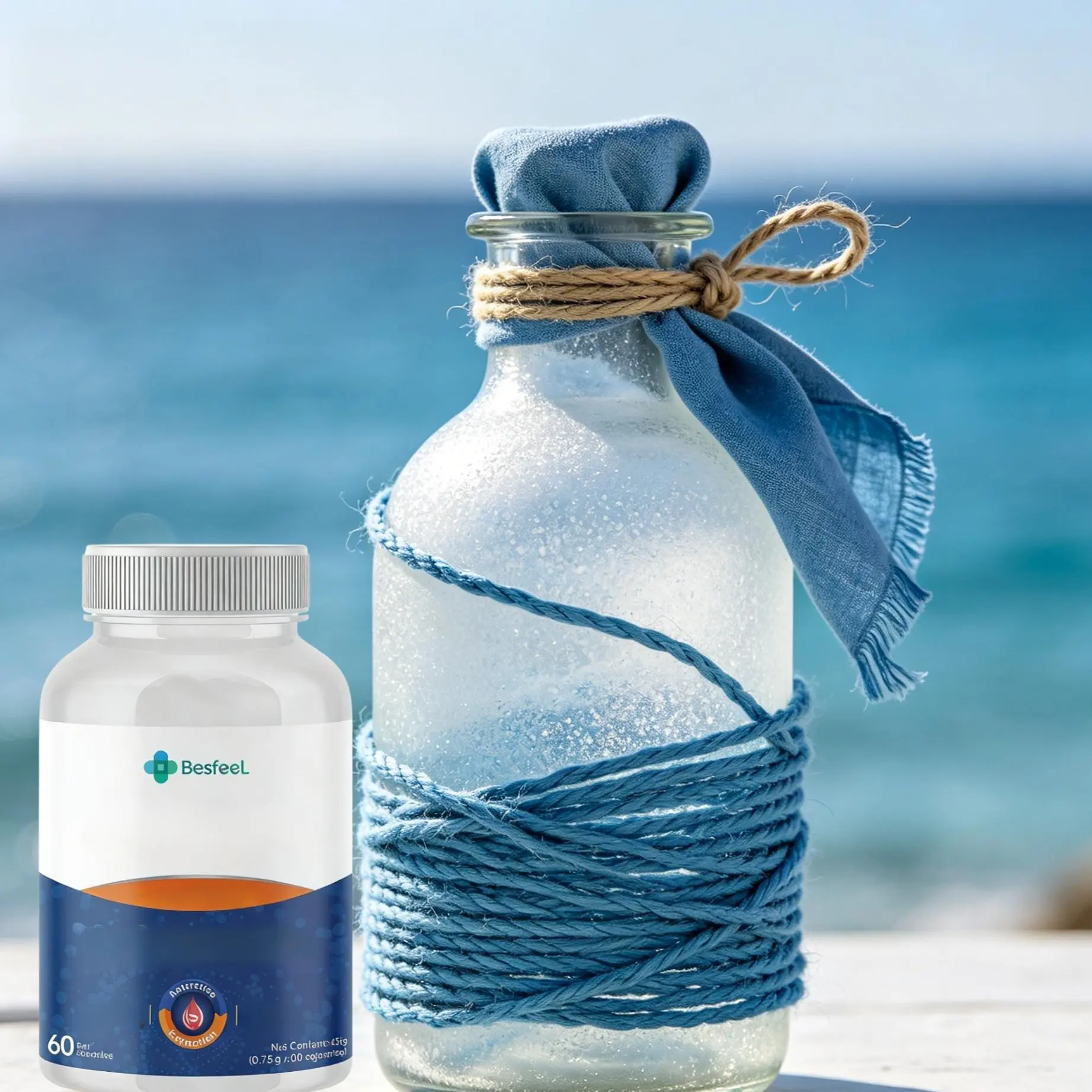 Blue and white storage jars, practical for home storage, large capacity.