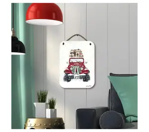Courtside Market Christmas Off Road 12x16 Hanging Artboard