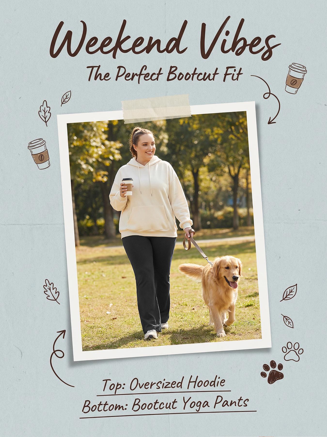 3pcs Set - Plus Size High-Waisted Flared Pants with Diagonal Pockets - Comfortable And Stretchy - New Autumn Style ,New Wide-leg Pants For Women In All Seasons, Casual Hip-lifting High-waist Stretch Pants, Loose Flared Pants Suitable For And Aerobics 3pcs Set - Plus Size High-Waisted Flared Pants with Diagonal Pockets - Comfortable And Stretchy - New Autumn Style ,New Wide-leg Pants For Women In All Seasons, Casual Hip-lifting High-waist Stretch Pants, Loose Flared Pants Suitable For And Aerobics