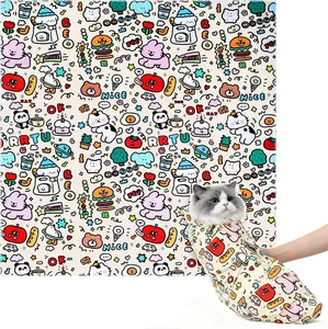 Cat Grooming Wrap–Washable Self-Adhesive Anti-Scratch Restraint Wrapfor Stress-Free Nail Clipping, Face Cleaning, Medication ， Multifunctional Care& More | Also Great for Makeup or Camera Travel Storage Calming,Teacher appreciation gifts,Graduation gifts