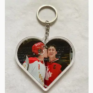 Ilya Rozanov and Shane Hollander Acrylic Keychain, Heated Rivalry Inspired Bag Charms, Hudson Williams Merch, Romance Hockey Fan Gifts
