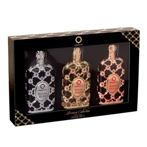 Orientica Perfumes Luxury Collection Pack of 3 (Royal Bleu, Royal Amber, Amber Rouge) - 3pcs x 30ml/1.0 fl. Oz.
