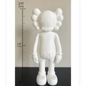 2ft Tall Kaws Companion-Inspired Art Decor, Home Display Accessory