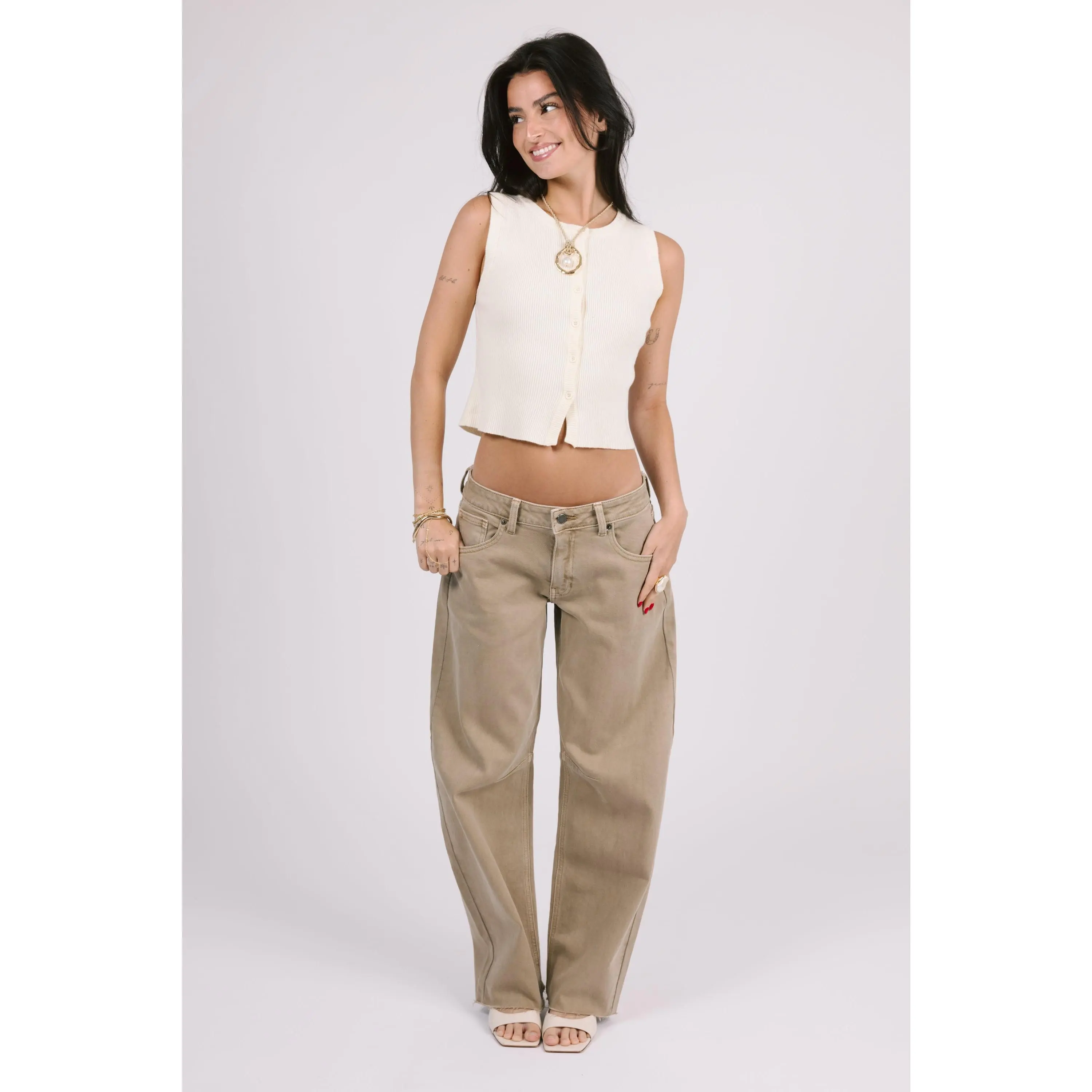 Rae Jeans in Khaki