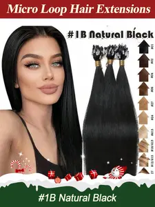 Invisible Micro Nano Bead Hair Extensions, Thin Ring Hair Clips, Real Human Hair Extensions, Thick Invisible Pearl Rings