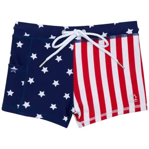 Kids Euro Swim Shorties | "Americana"