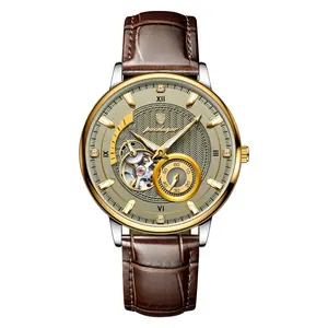 Swiss Brand Fully Automatic Men Watch Waterproof Luminous Tourbillon 24 Hour Onion Crown Transparent
