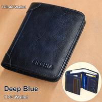DeepBlue Trifold Wallet