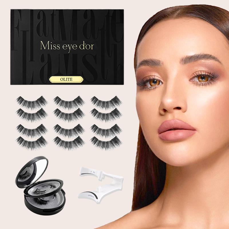 3 Pairs of Reusable Magnetic Eyelashes With Clips, 3D Natural Look, Easy To Wear, No Adhesive Needed, Perfect For Daily Use And Special Occasions