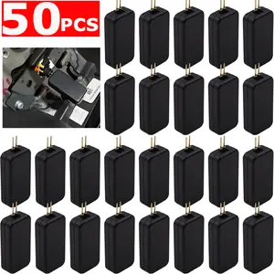 Car SRS Airbag Simulator Tester, 50PCS 2-Pin Vehicle Airbag Bypass Resistor Testing Instrument, Automotive SRS Diagnostic Tool for Finding Faults, Universal for SUV RV Truck