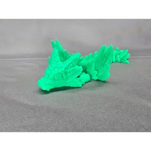 Axolotl Baby Winged Dragon articulating figurine is an adorable fun fidget toy and decoration