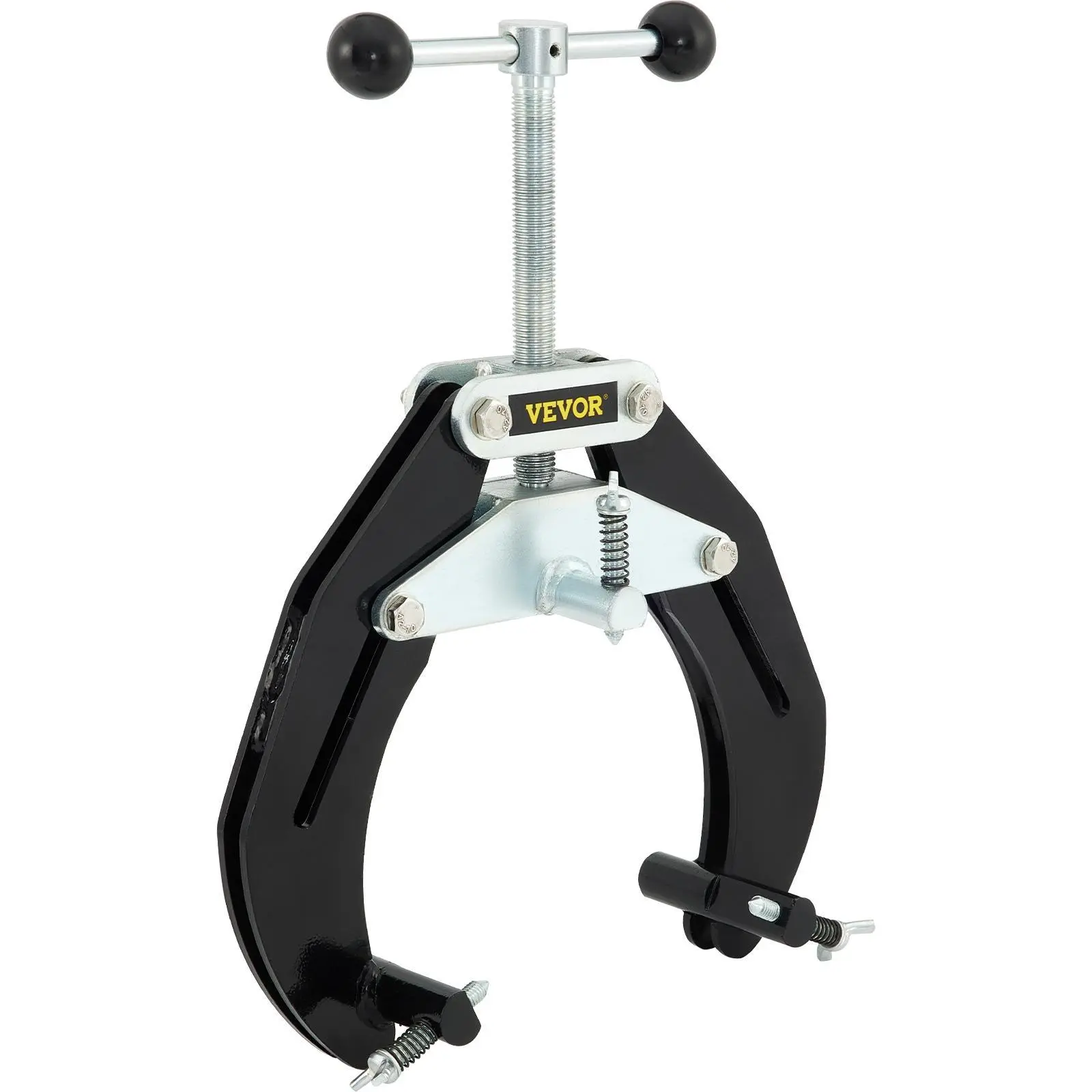 【Summerfinds】VEVOR Pipe Clamp, 2 to 6 in, High Strength Ultra Clamp with Quick Acting Screws, Steel Pipe Alignment Tool with Lightweight Design, Black