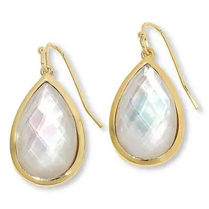 Connie Craig Carroll Jewelry Lucy Gem Doublet Drop Earrings