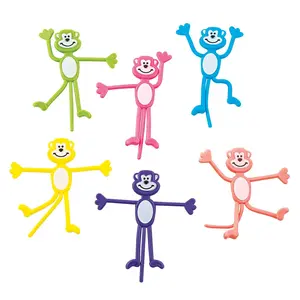 Neon Monkey Bendables - 24 Pc.